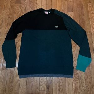 LACOSTE colorblock sweater